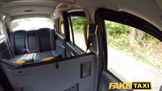 Fake Taxi - Barbie Sins hátsóba tolva