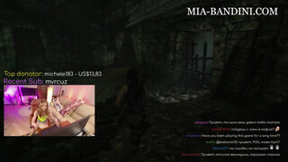 Gamer lány hátsó bejáratba rakva