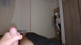 Fullos milf szellem csak halloween éjszakáján jön el kefélni